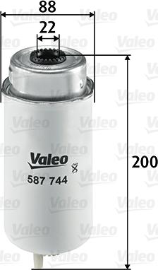 Valeo 587744 - Yanacaq filtri furqanavto.az