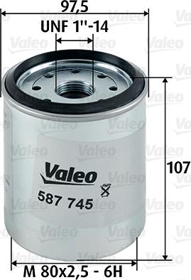 Valeo 587745 - Yanacaq filtri furqanavto.az
