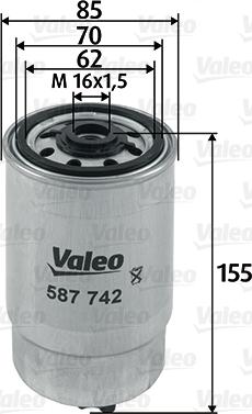 Valeo 587742 - Yanacaq filtri furqanavto.az