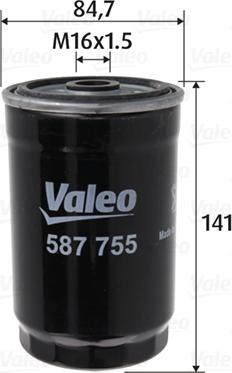 Valeo 587755 - Yanacaq filtri www.furqanavto.az