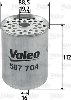 Valeo 587704 - Yanacaq filtri furqanavto.az