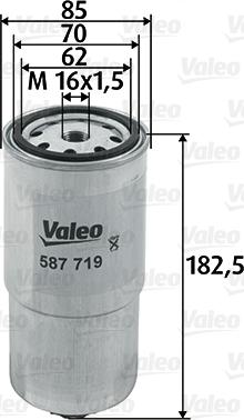 Valeo 587719 - Yanacaq filtri furqanavto.az