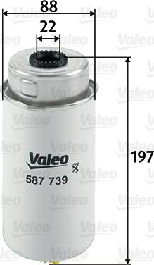Valeo 587739 - Yanacaq filtri furqanavto.az