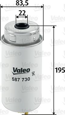 Valeo 587730 - Yanacaq filtri furqanavto.az