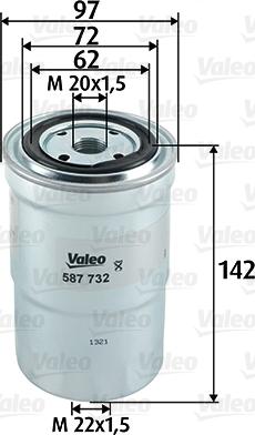 Valeo 587732 - Yanacaq filtri furqanavto.az