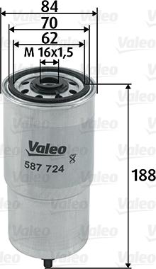 Valeo 587724 - Yanacaq filtri furqanavto.az
