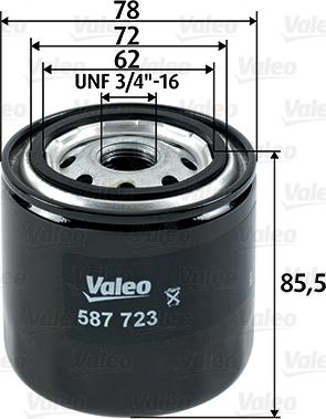 Valeo 587723 - Yanacaq filtri furqanavto.az