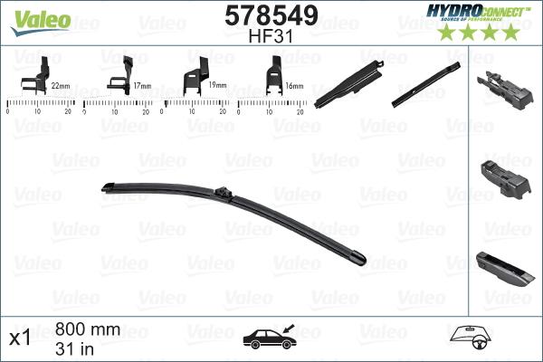 Valeo 578549 - Sülən Bıçağı furqanavto.az