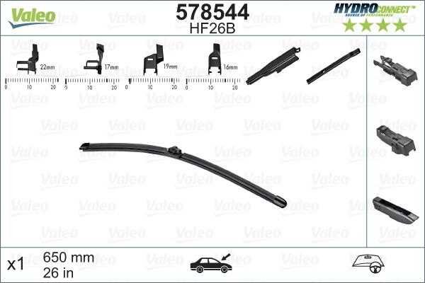 Valeo 578544 - Sülən Bıçağı furqanavto.az