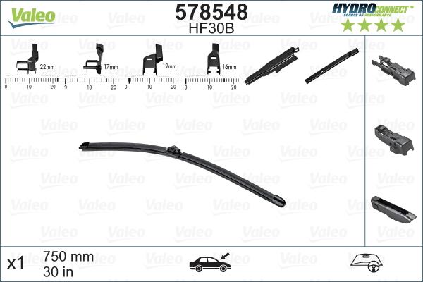 Valeo 578548 - Sülən Bıçağı furqanavto.az