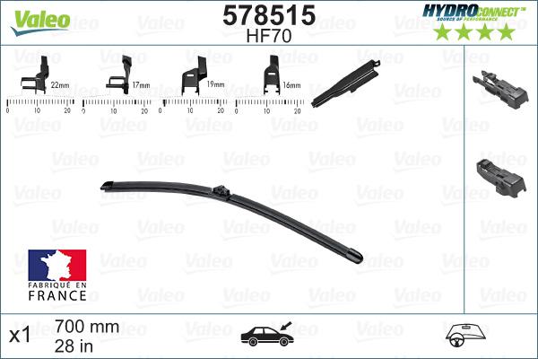 Valeo 578515 - Sülən Bıçağı furqanavto.az