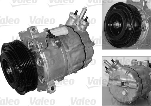 Valeo 699855 - Kompressor, kondisioner furqanavto.az