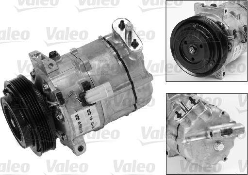 Valeo 699818 - Kompressor, kondisioner furqanavto.az