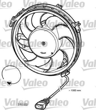 Valeo 696055 - Fen, radiator furqanavto.az