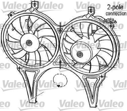 Valeo 696050 - Fen, radiator furqanavto.az