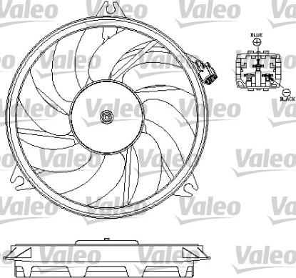 Valeo 696069 - Fen, radiator furqanavto.az