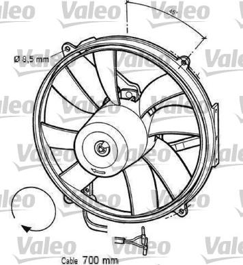 Valeo 696063 - Fen, radiator furqanavto.az