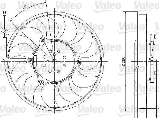 Valeo 696018 - Fen, radiator furqanavto.az