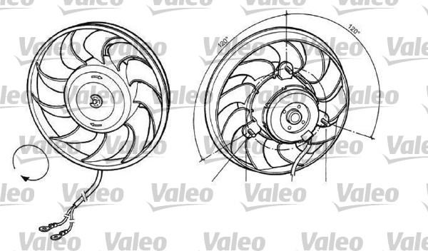 Valeo 696036 - Fen, radiator furqanavto.az