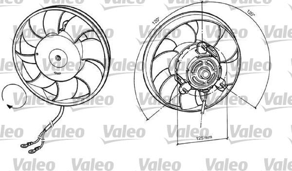 Valeo 696037 - Fen, radiator furqanavto.az