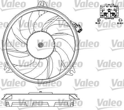 Valeo 696073 - Fen, radiator furqanavto.az