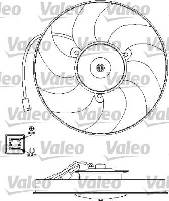 Valeo 696191 - Fen, radiator furqanavto.az