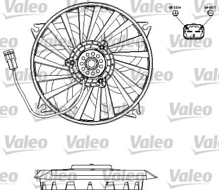 Valeo 696141 - Fen, radiator furqanavto.az