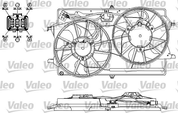 Valeo 696150 - Fen, radiator furqanavto.az