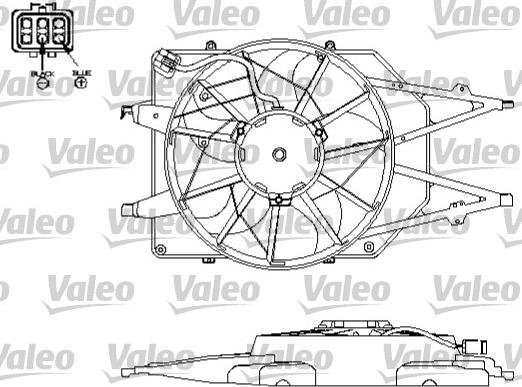 Valeo 696151 - Fen, radiator furqanavto.az