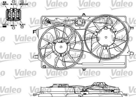 Valeo 696153 - Fen, radiator furqanavto.az