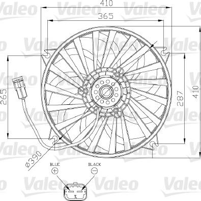 Valeo 696139 - Fen, radiator furqanavto.az