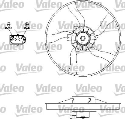 Valeo 696134 - Fen, radiator furqanavto.az