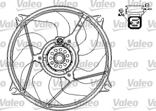 Valeo 696136 - Fen, radiator furqanavto.az