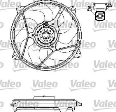 Valeo 696138 - Fen, radiator furqanavto.az