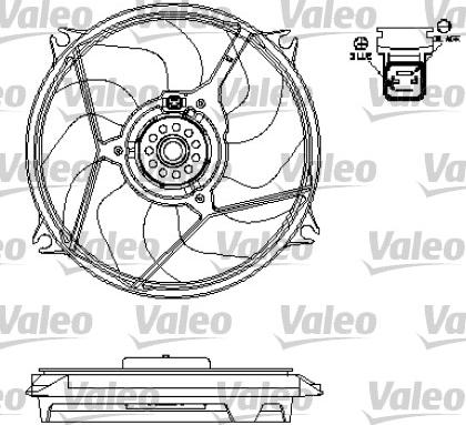 Valeo 696137 - Fen, radiator furqanavto.az