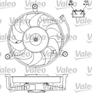 Valeo 696179 - Fen, radiator furqanavto.az