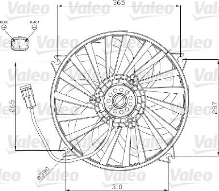 Valeo 696174 - Fen, radiator furqanavto.az