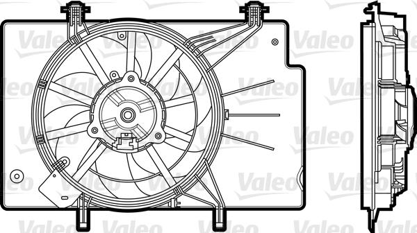 Valeo 696344 - Fen, radiator furqanavto.az