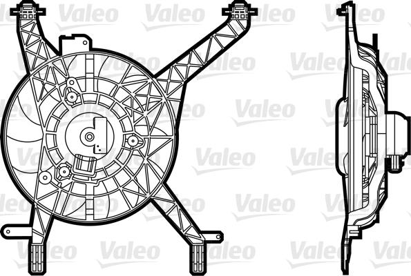 Valeo 696345 - Fen, radiator furqanavto.az