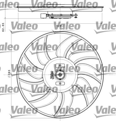 Valeo 696350 - Fen, radiator furqanavto.az