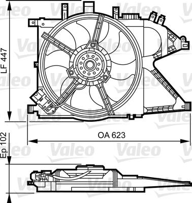 Valeo 696369 - Fen, radiator furqanavto.az