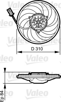 Valeo 696367 - Fen, radiator furqanavto.az