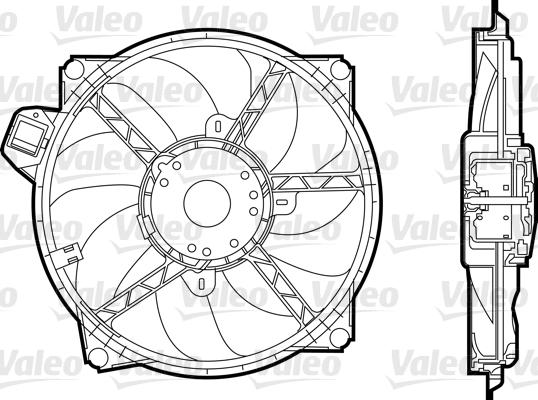 Valeo 696376 - Fen, radiator furqanavto.az