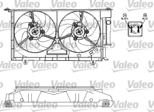 Valeo 696214 - Fen, radiator furqanavto.az