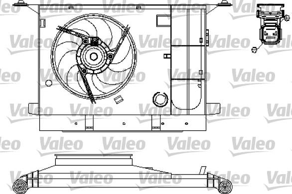 Valeo 696211 - Fen, radiator furqanavto.az