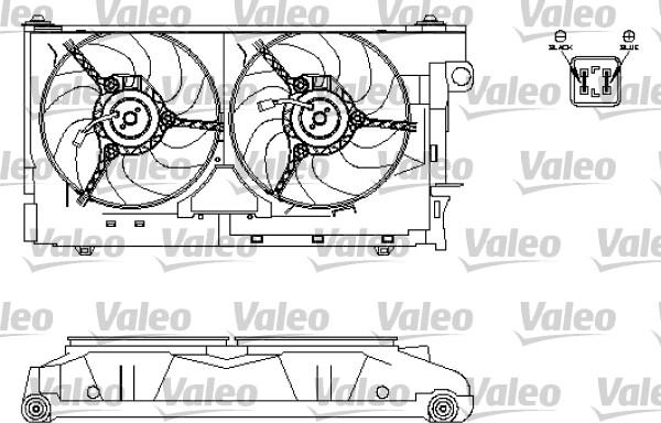 Valeo 696213 - Fen, radiator furqanavto.az