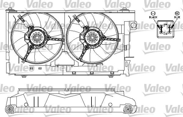 Valeo 696212 - Fen, radiator furqanavto.az