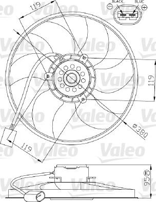 Valeo 696287 - Fen, radiator furqanavto.az