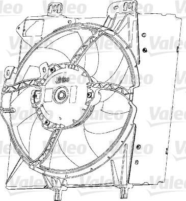 Valeo 696238 - Fen, radiator furqanavto.az