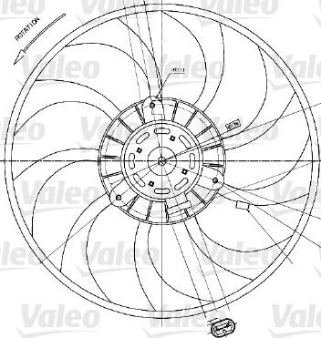 Valeo 698424 - Fen, radiator furqanavto.az